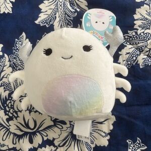 Squishmallows 2/$15 Magela the White & Rainbow Crab 5”